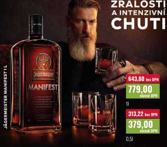 JÄGERMEISTER MANIFEST 0,5l/1l