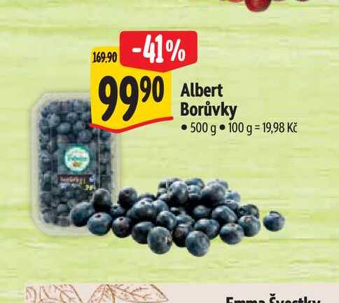 Albert Borůvky 500 g