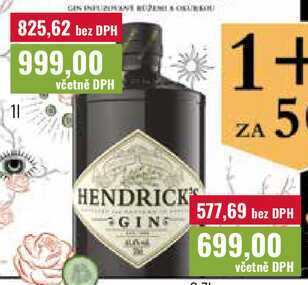 HENDRICK'S GIN 1l
