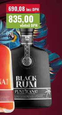 PUNTACANA BLACK RUM 0,7l