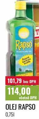 OLEJ RAPSO 0,75l