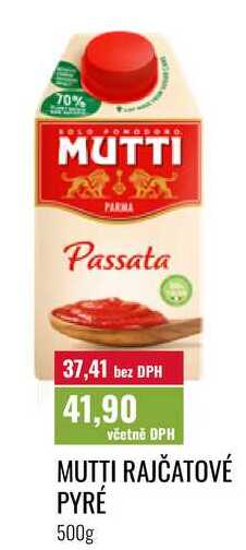 MUTTI RAJČATOVÉ PYRÉ 500g  