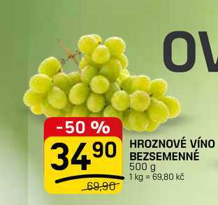 HROZNOVÉ VÍNO BEZSEMENNÉ 500 g