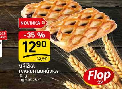 MŘÍŽKA TVAROH BORŮVKA 80 g