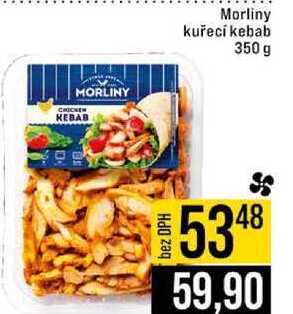 Morliny kuřecí kebab 350 g