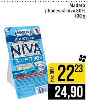 Madeta jihočeská niva 30% 100 g