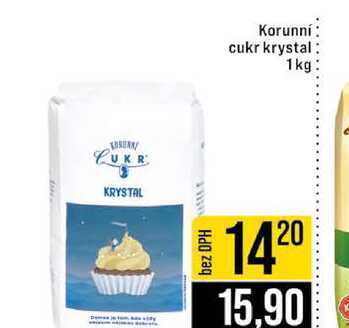 Korunní cukr krystal 1 kg