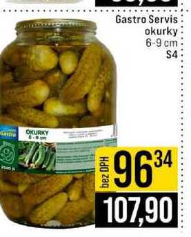 Gastro Servis okurky 6-9 cm S4