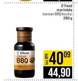 O'Food marináda korean BBQ hovězí 280 g