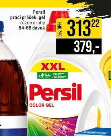 Persil prací prášek, gel různé druhy 54-66 dávek 