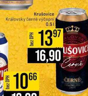 Krušovice Královsky černé výčepni 0.5l