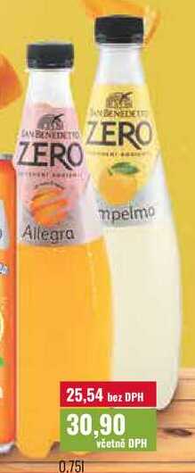 SAN BENEDETIO ZERO 0,75l