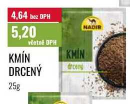 KMÍN DRCENÝ 25g