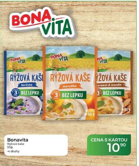 Bonavita Rýžová kaše 50g