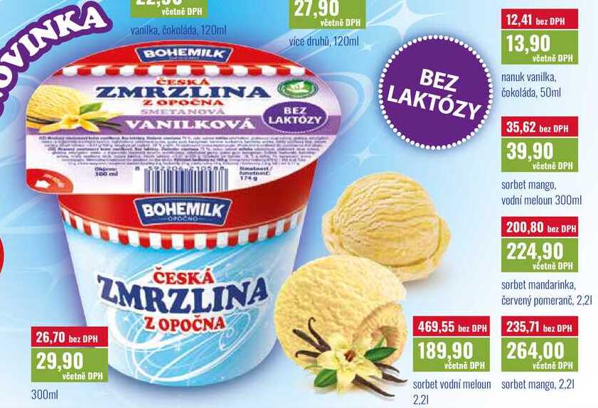 ČESKÁ ZMRZLINA Z OPOČNA 300ml