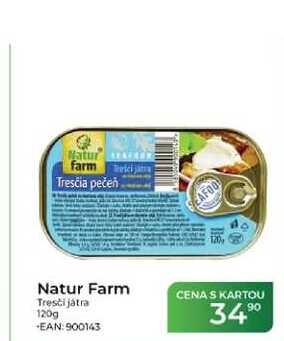 Natur Farm Tresčí játra 120g