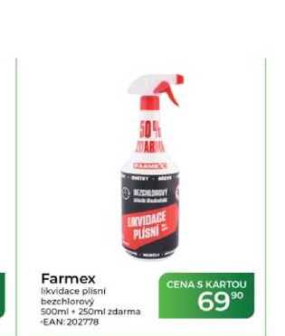 Farmex likvidace plísní bezchlorový 500ml + 250ml
