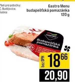 Gastro Menu budapešťská pomazánka 120 g