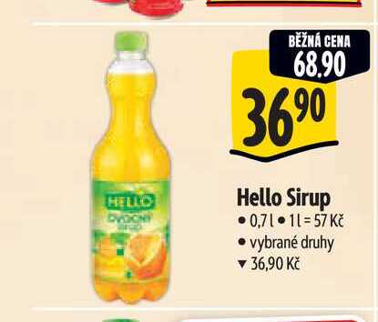 Hello Sirup 0,7 l