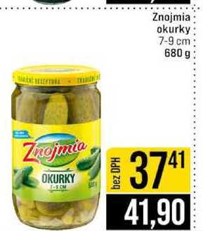 Znojmia okurky 7-9 cm 680 g