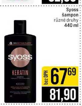 Syoss šampon různé druhy 440 ml
