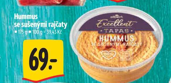 Hummus se sušenými rajčaty 175 g