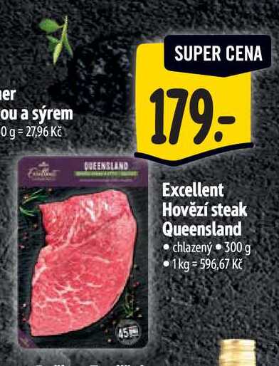 Excellent Hovězí steak Queensland 300 g