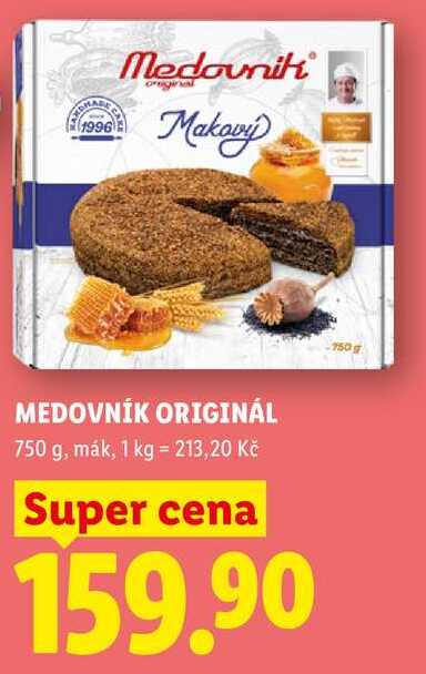 MEDOVNÍK ORIGINÁL, 750 g
