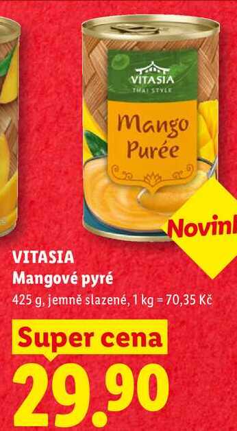 VITASIA Mangové pyré, 425 g