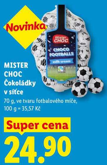 MISTER CHOC Čokoládky v síťce, 70 g