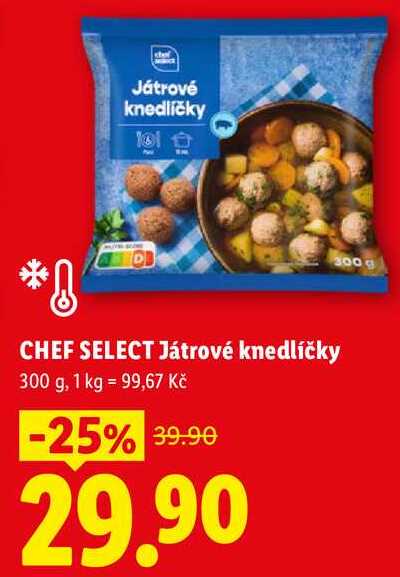 CHEF SELECT Játrové knedlíčky, 300 g