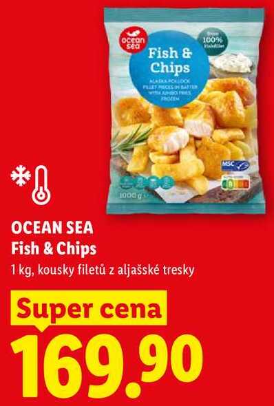 OCEAN SEA Fish & Chips, 1 kg