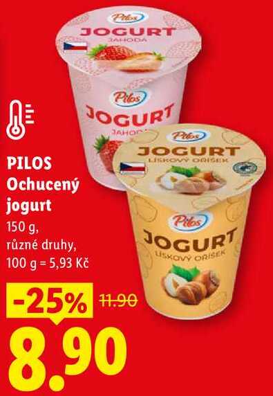 PILOS Ochucený jogurt, 150 g