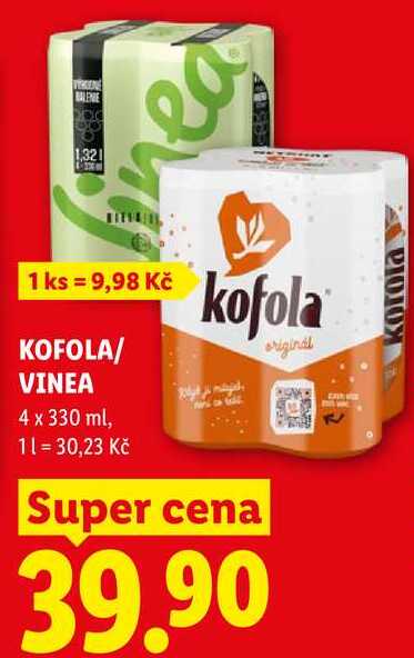 KOFOLA/VINEA, 4x 330 ml