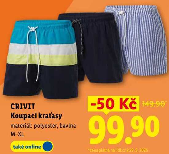 CRIVIT Koupací kraťasy 