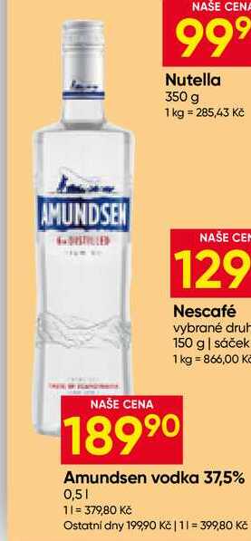 Amundsen Vodka 1 l, 