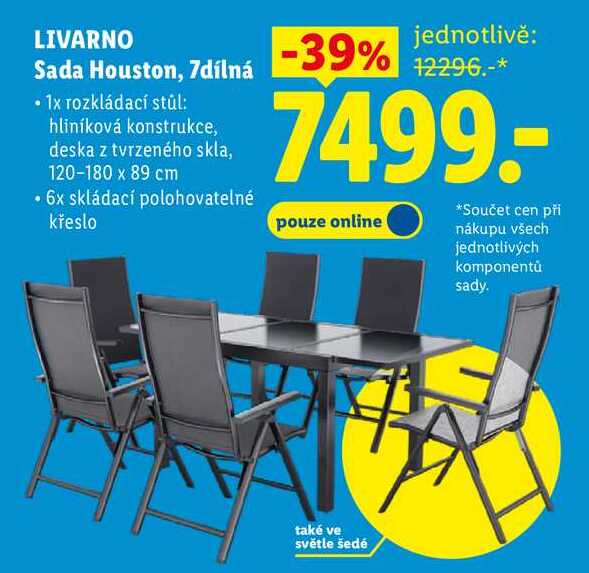 LIVARNO Sada Houston, 7dílná