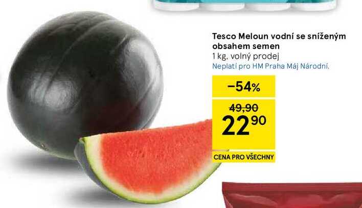 Tesco Meloun vodní se sníženým obsahem semen, 1 kg 