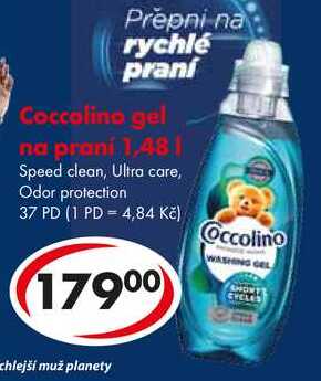 Coccolino gel na praní 1,48 l/37 PD