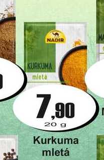 Kurkuma mletá