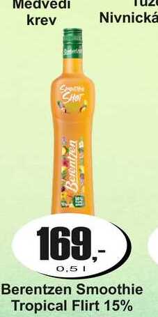 Berentzen Smoothie Tropical Flirt 15%