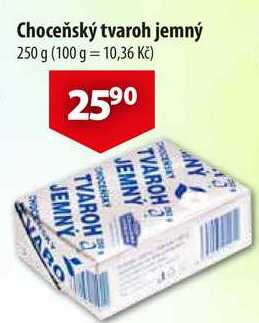 Choceňský tvaroh jemný, 250 g