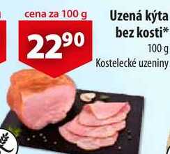 Uzená kýta bez kosti, 100 g