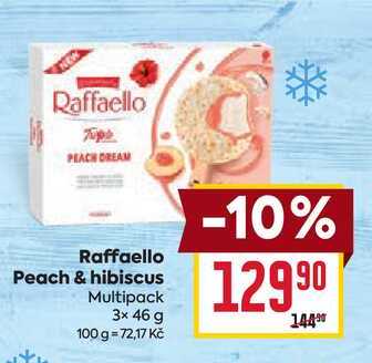 Raffaello Peach & hibiscus Multipack 3x 46 g