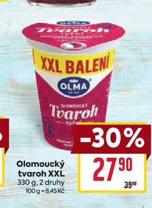 Olomoucký tvaroh XXL 330 g