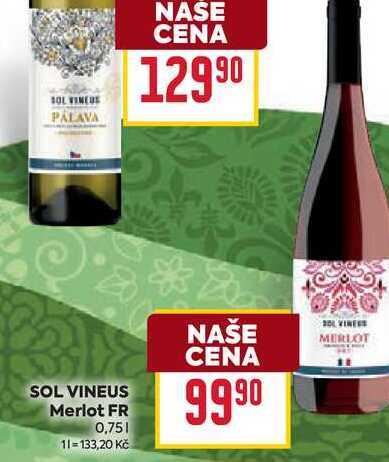 SOL VINEUS Merlot FR 0,75l