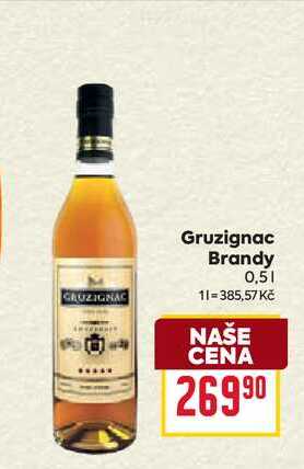 Gruzignac Brandy 0,5l 
