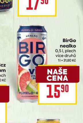 BirGo nealko 0,51, plech