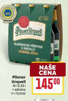 Pilsner Urquell 6x 0,33l