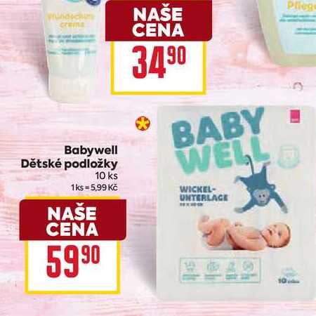 Babywell Dětské podložky 10 ks